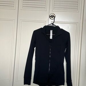Fabletics Black Athletic Jacket Size Small Running Hiking Walking Yoga Pockets